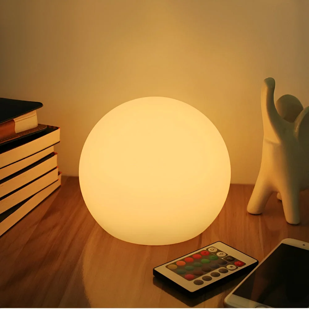 LED Bordslampa med Dynamisk Färgväxling - Stämningsfull Glödande Boll Long Lifespan