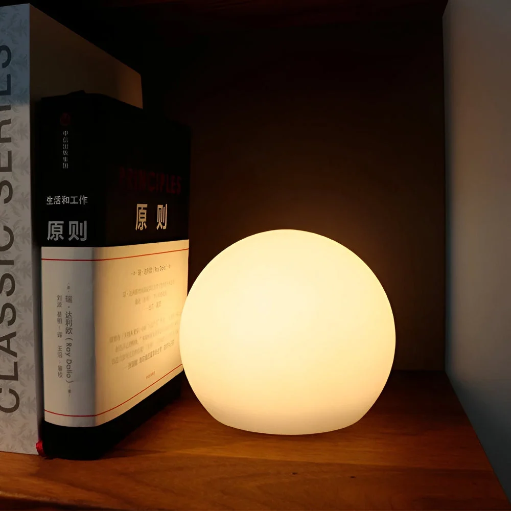 LED Bordslampa med Dynamisk Färgväxling - Stämningsfull Glödande Boll Long Lifespan