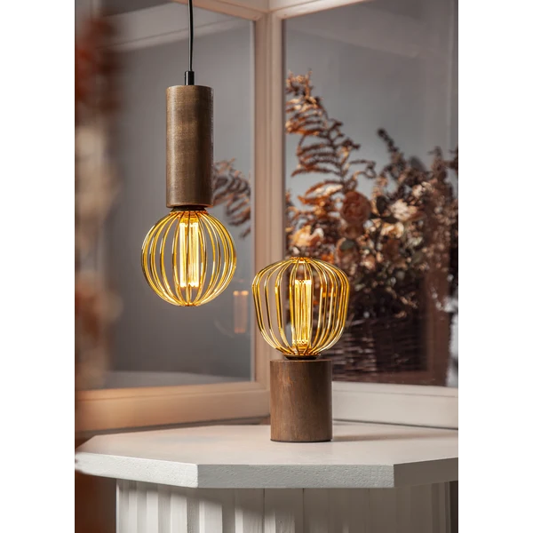 LED-lampa E27 G125 Decoled Metal