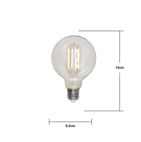 LED-lampa E27 G95 Wi-fi Bulb