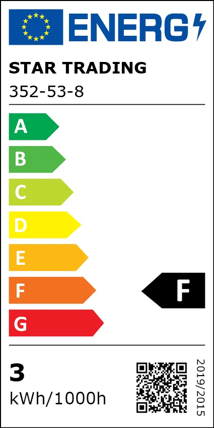 Ljuskälla E27 LED Glob 95mm Toppförspeglad Träkol 2,8W