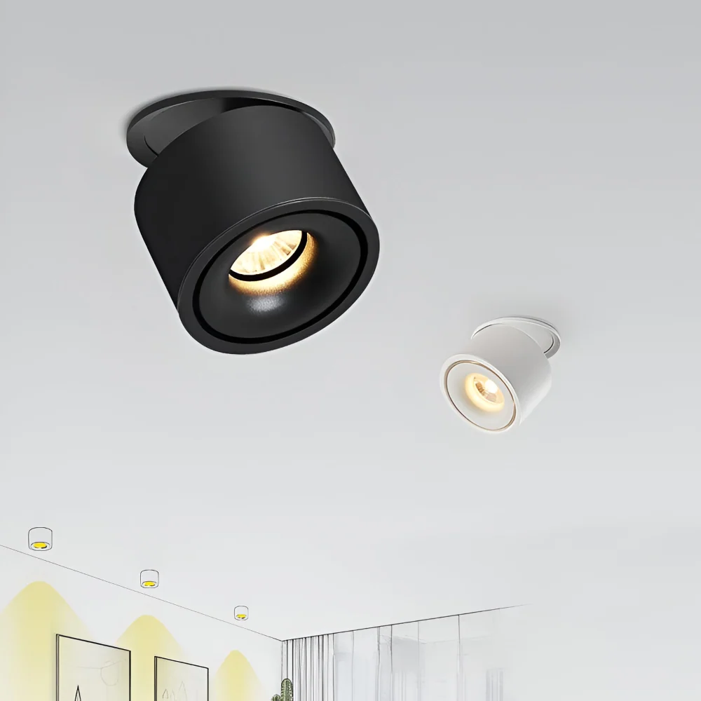 LumaCyl – Toppmodern Justerbar LED-Downlight i Aluminium