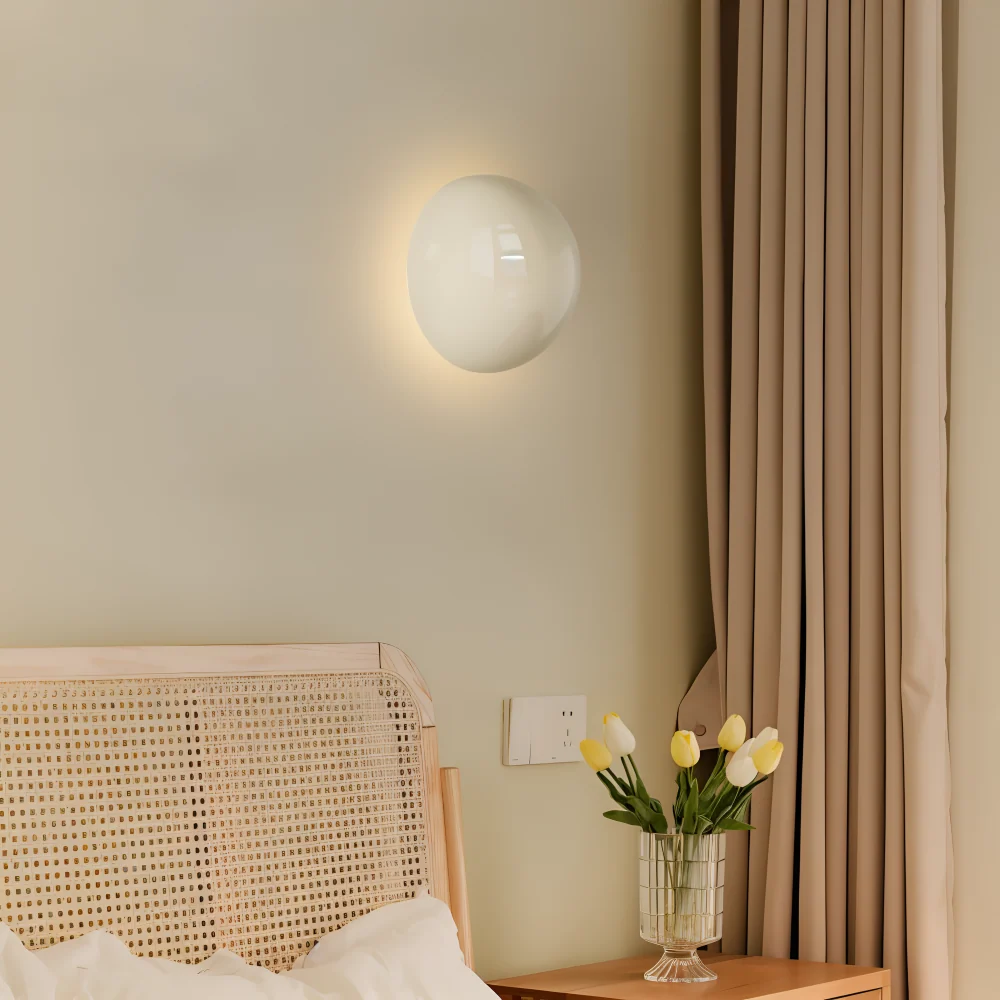 LumiCircle – Up-to-date Rund Vägglampa i Järn med Energieffektiv LED-belysning Rod