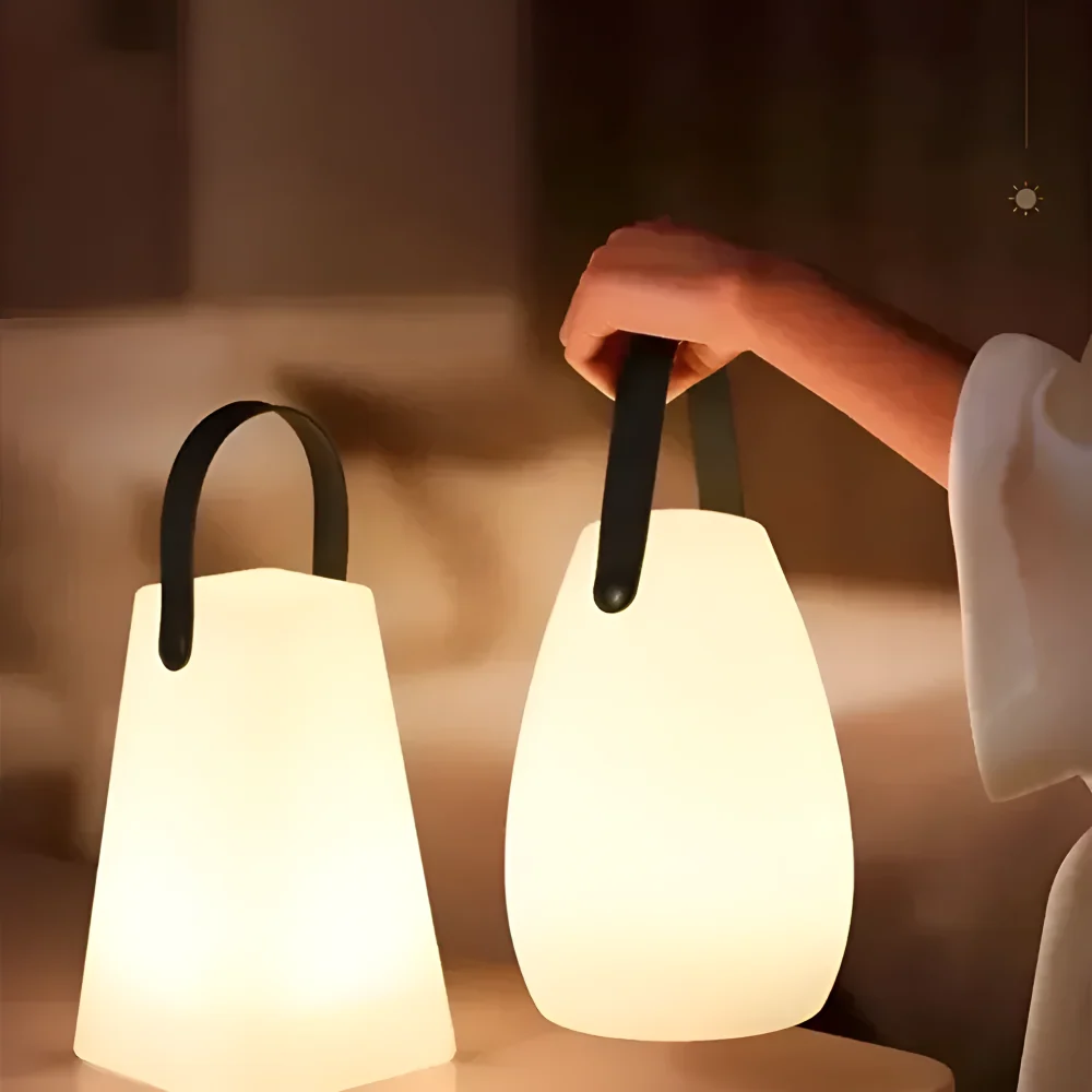 LumiShape – Handheld Geometrisk LED-Bordslampa