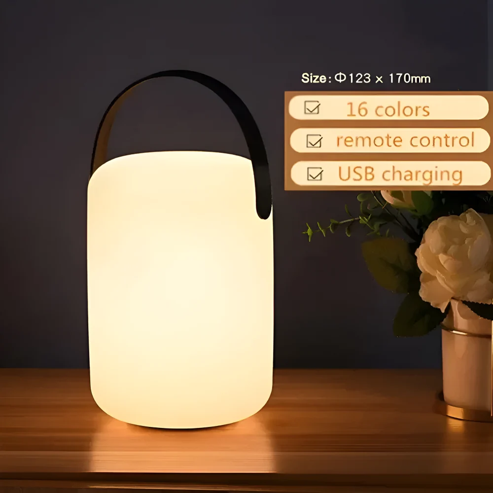 LumiShape – Handheld Geometrisk LED-Bordslampa