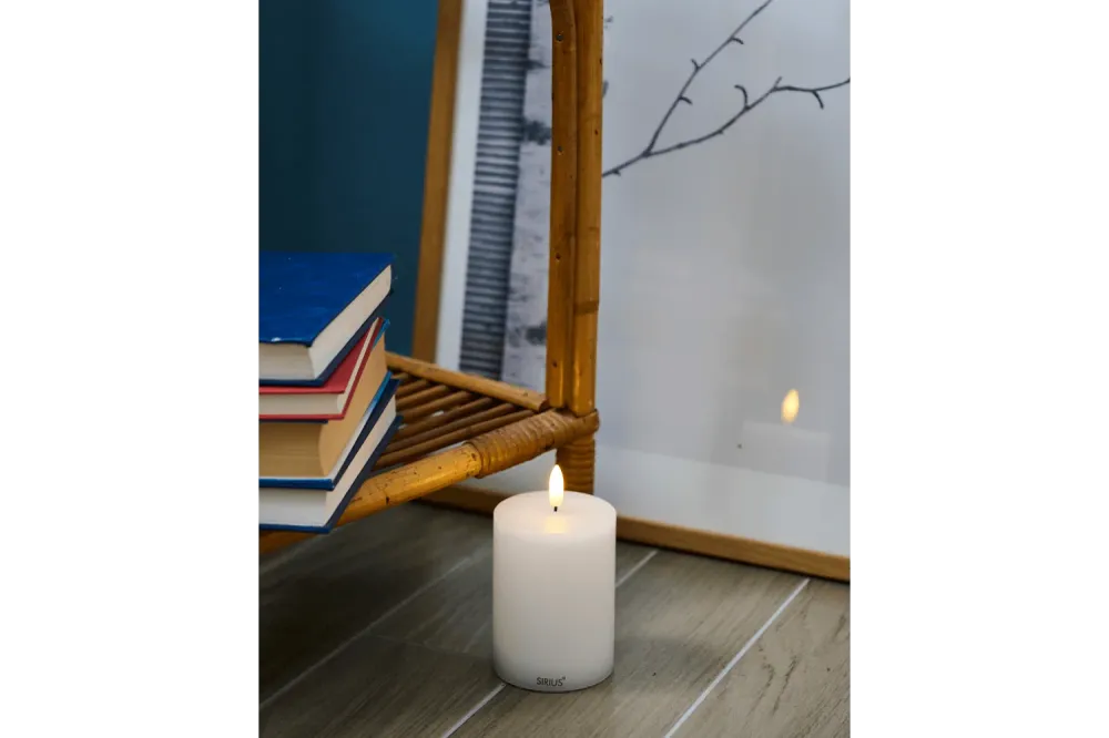 Sille Ø7,5 cm uppladdningsbara LED -ljus / flera storlekar 10