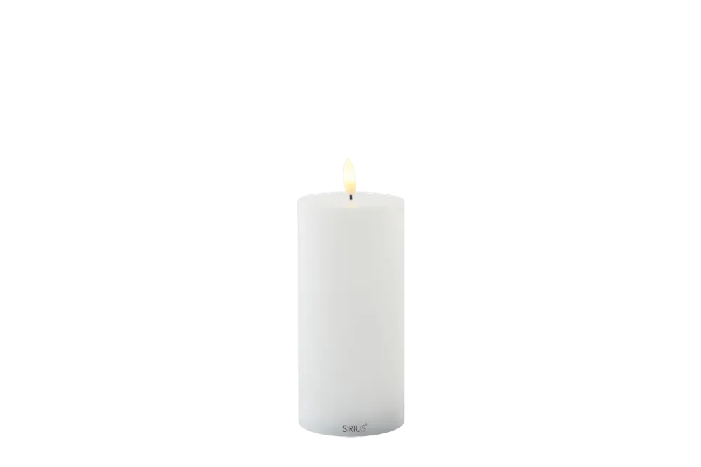 Sille Ø7,5 cm uppladdningsbara LED -ljus / flera storlekar 10