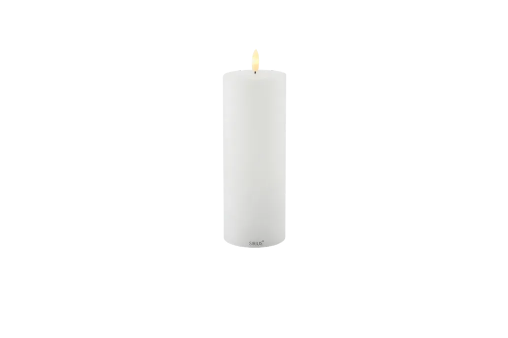 Sille Ø7,5 cm uppladdningsbara LED -ljus / flera storlekar 10