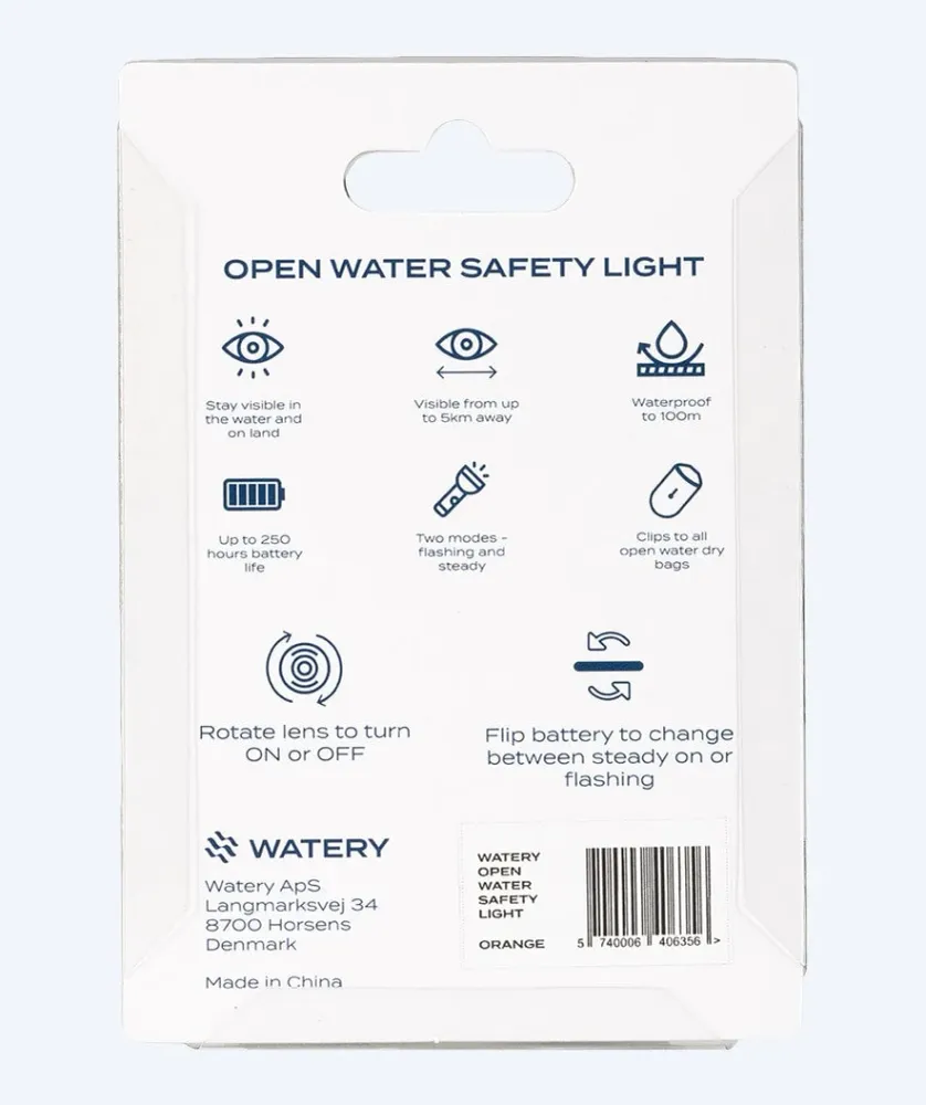 Watery vattentät LED-ljus för simboj - Pro - Coral
