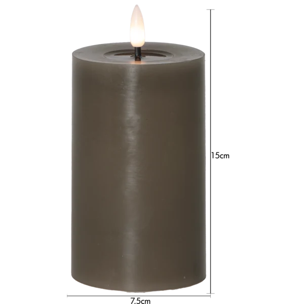 LED Blockljus Flamme Flow Mullvad 15 cm