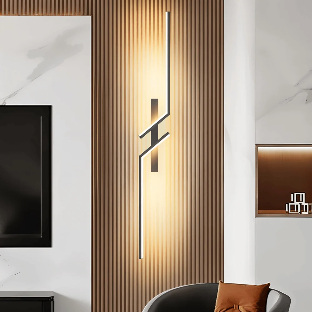 LumaStrip – Minimalistisk LED Vägglampa i Dagens Stripdesign