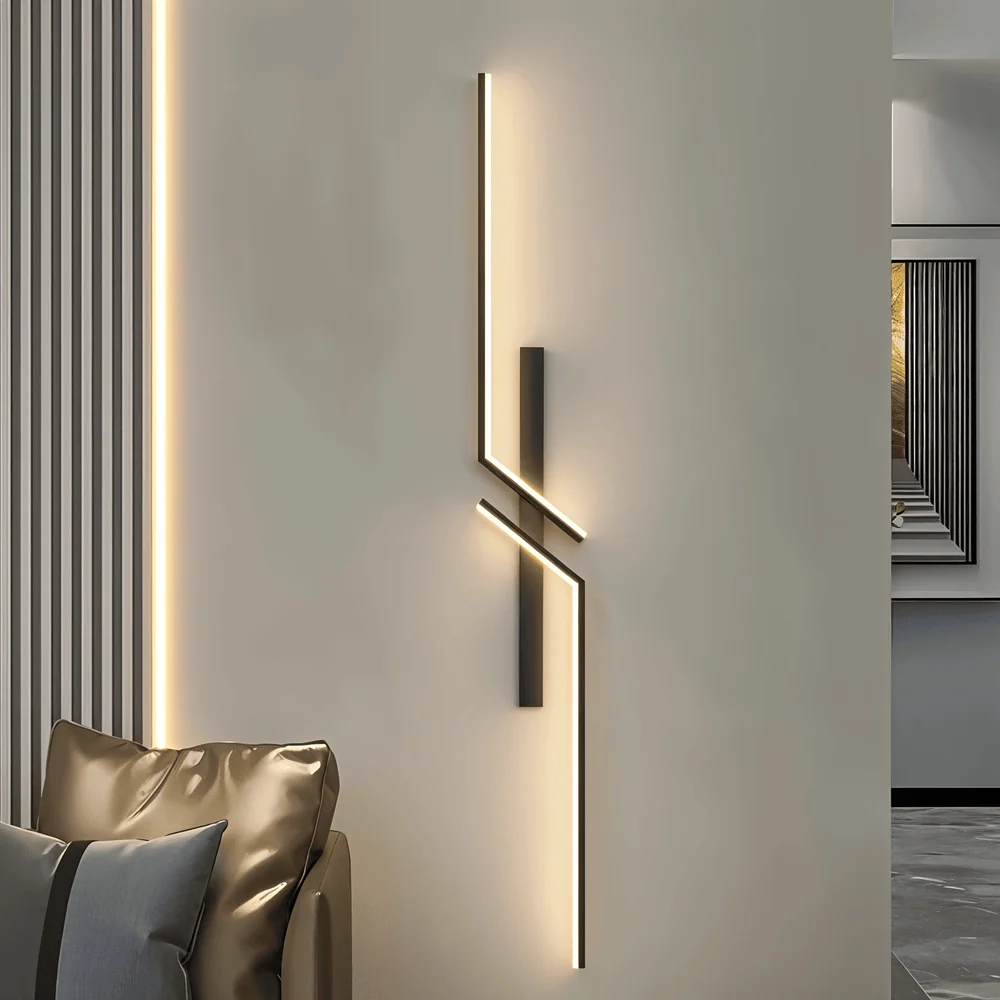 LumaStrip – Minimalistisk LED Vägglampa i Dagens Stripdesign