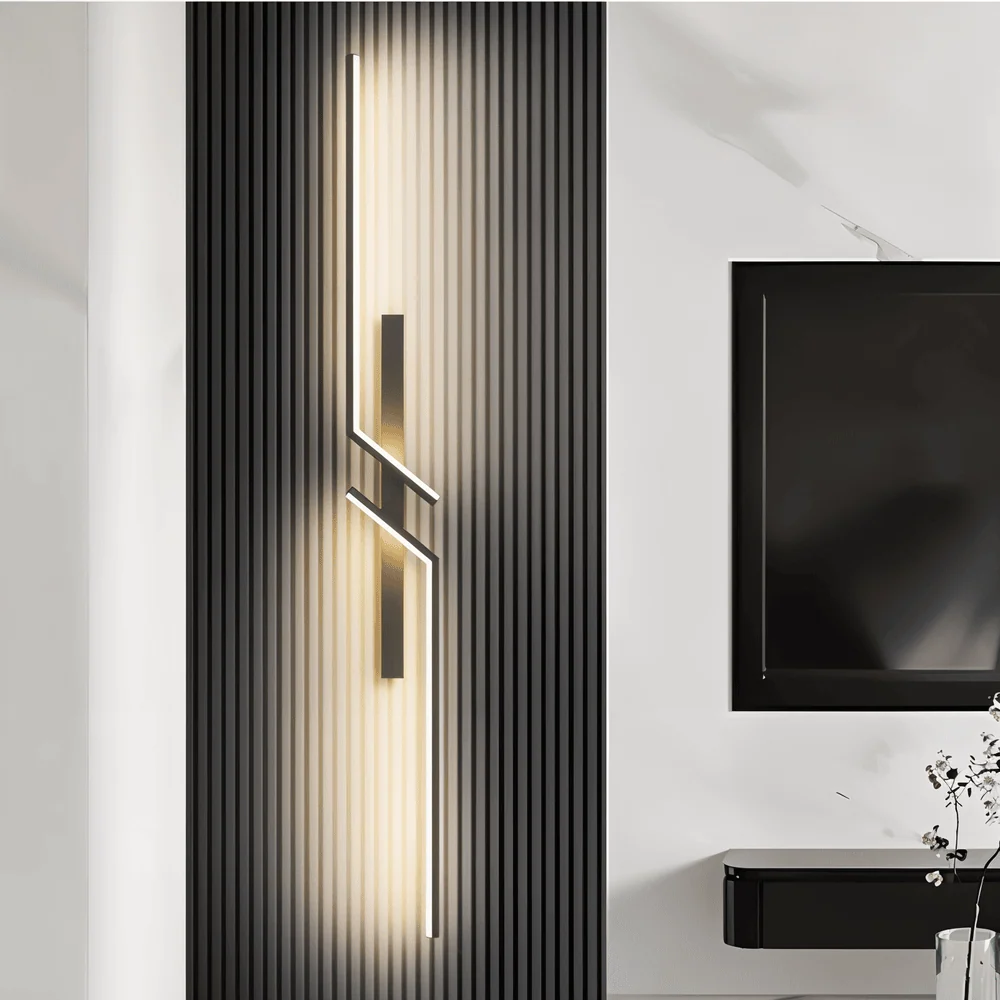 LumaStrip – Minimalistisk LED Vägglampa i Dagens Stripdesign