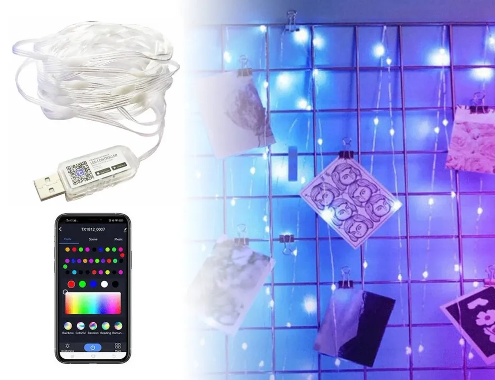 Wi-fi LED-strip 2m: Lys upp ditt hem