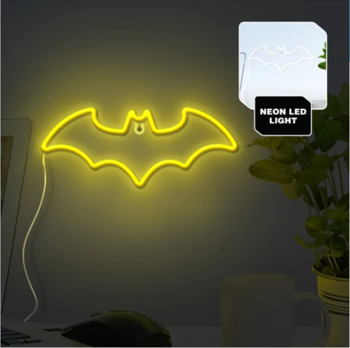 BATMAN - Väggmonterbar LED Neonlampa
