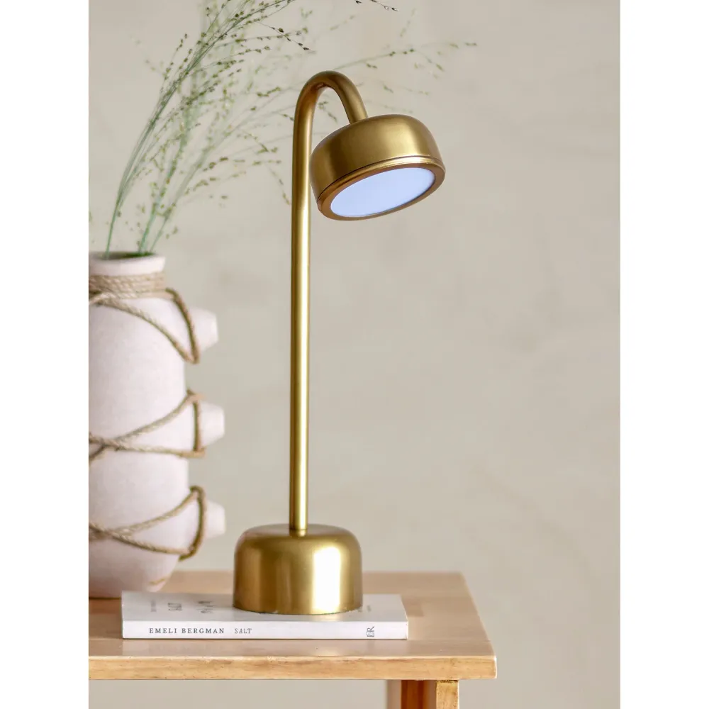 Bloomingville Nico Portabel Lampa, Uppladdningsbar, Warm alloy, Metall