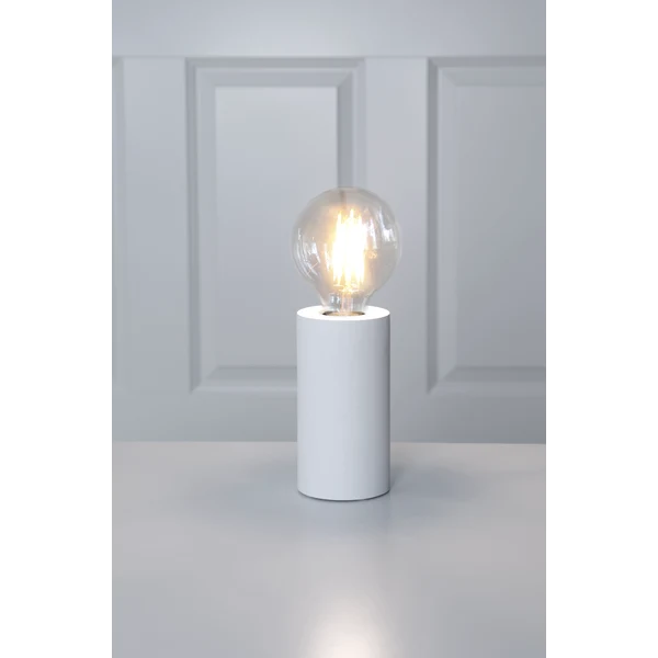 Bordslampa Lampfot E27 Tub Pärla 8x15