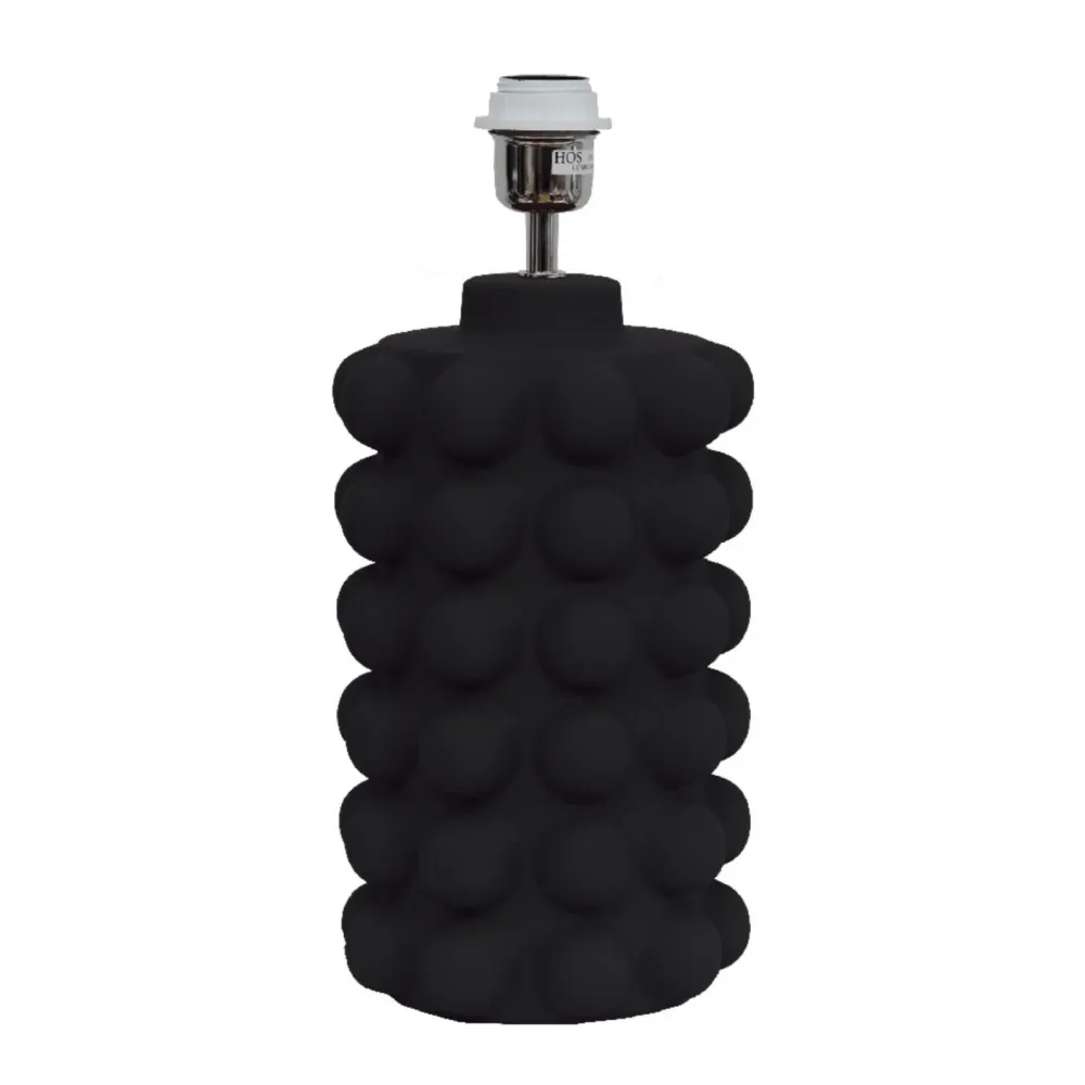 Bubbels Lampfot M H38cm, Onyx