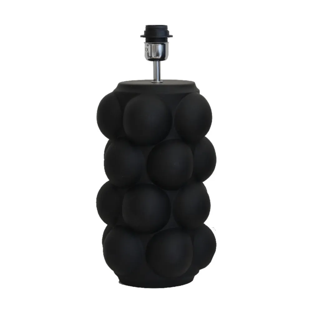 Bubbels Lampfot XL H47cm, Träkol
