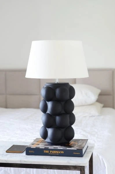 Bubbels Lampfot XL H47cm, Träkol