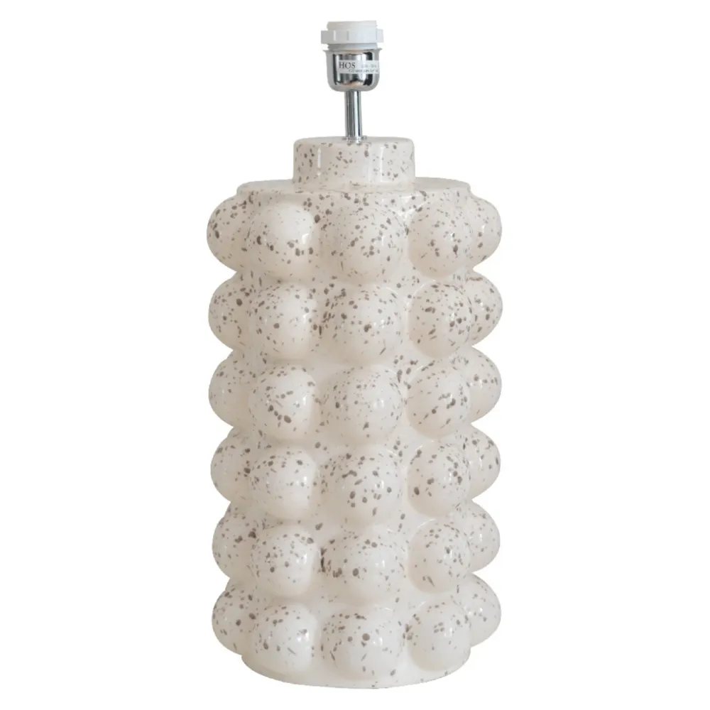 Bubbels Lampfot L H49cm, Stracciatella