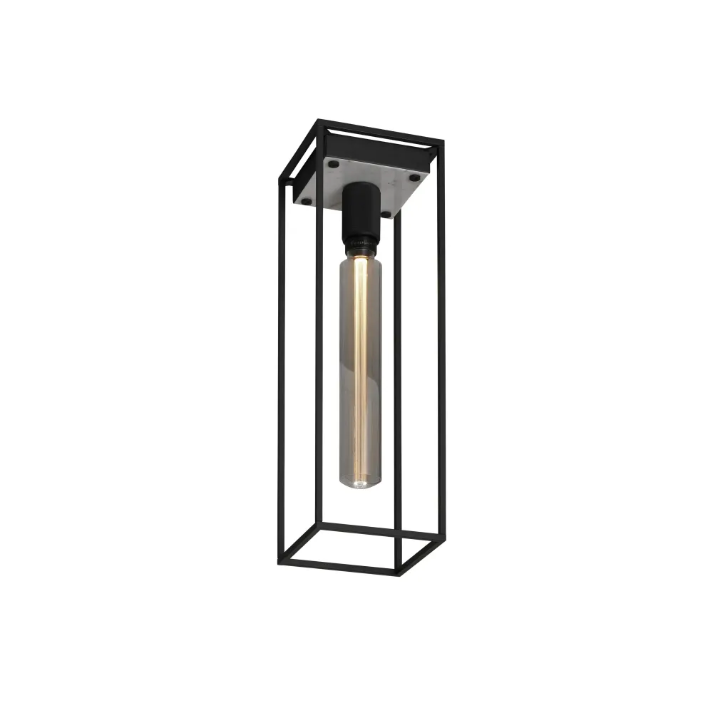 Caged taklampa med krita marmor/large • Buster + Punch