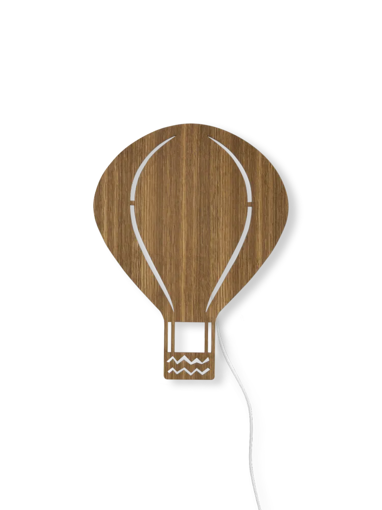 Daylight Spectrum Air Balloon Lamp - Smoked Ekträ