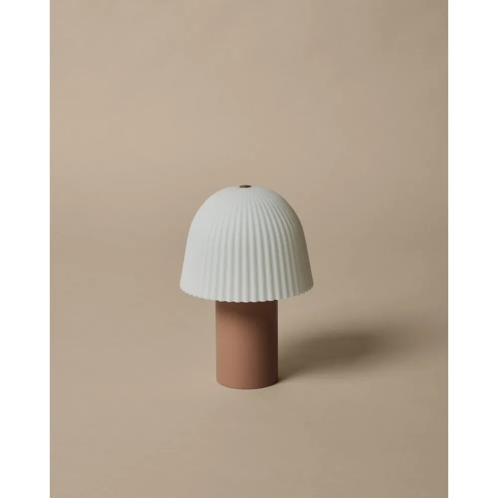 Ferm Living Rose/White Frill Portable Lampa