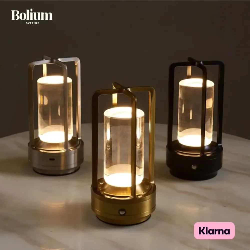 Lanternen - Sladdfri Bordslampa Silver