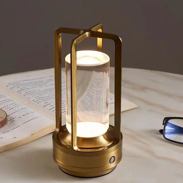 Lanternen - Sladdfri Bordslampa Silver