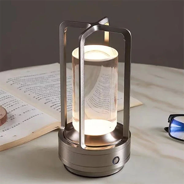 Lanternen - Sladdfri Bordslampa Silver