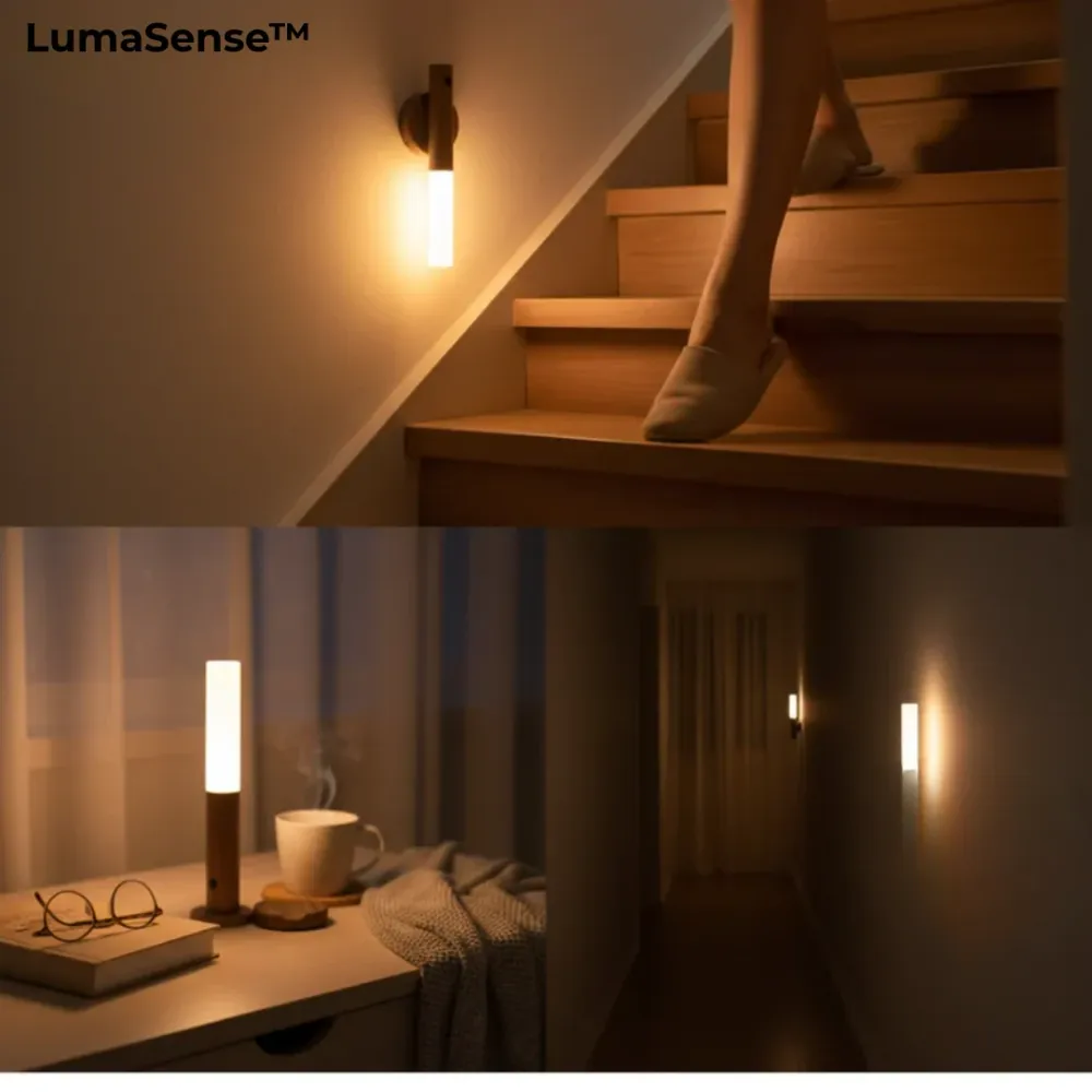LumaSense™ | Möt den trådlösa lampan som förändrar tusentals hem Brun