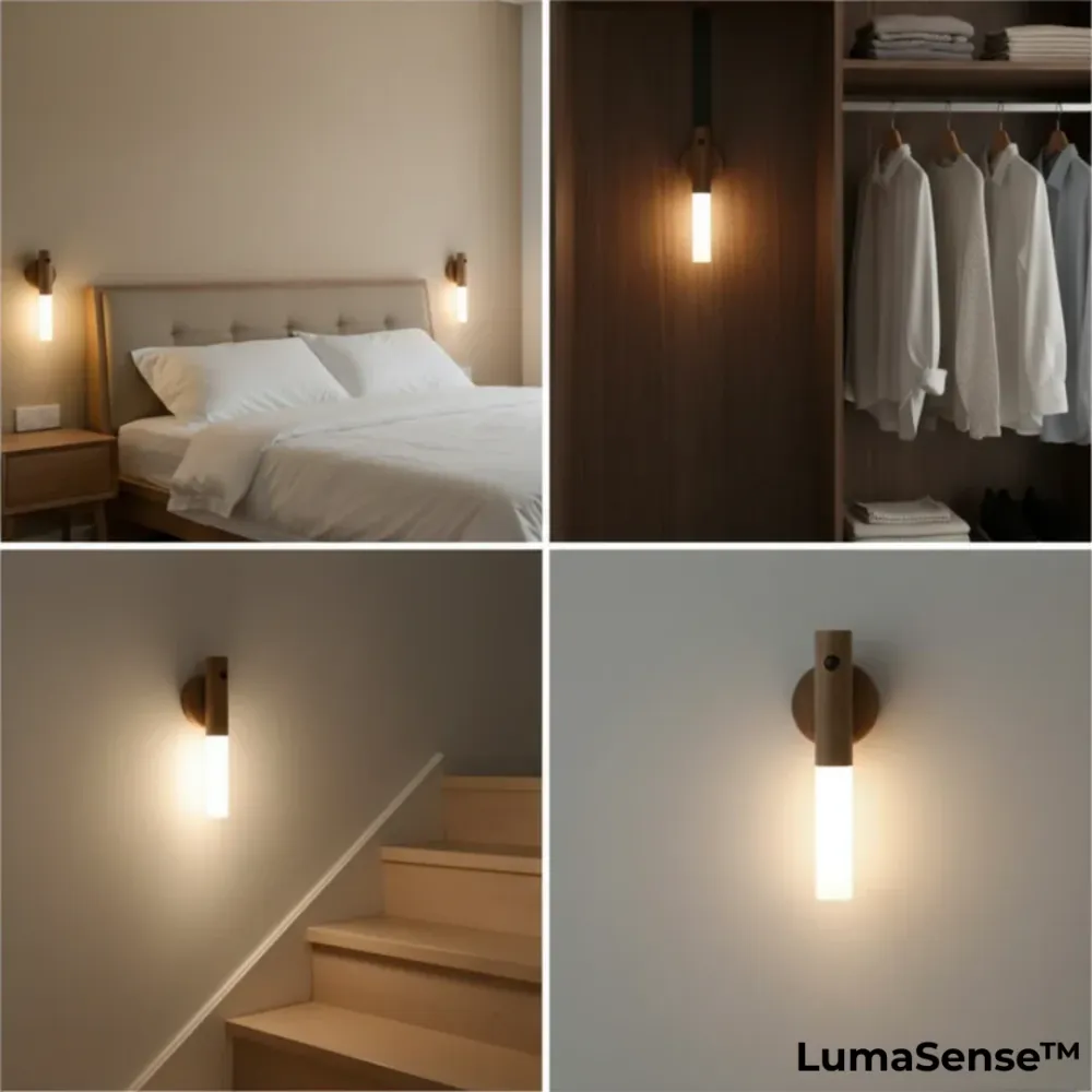 LumaSense™ | Möt den trådlösa lampan som förändrar tusentals hem Brun