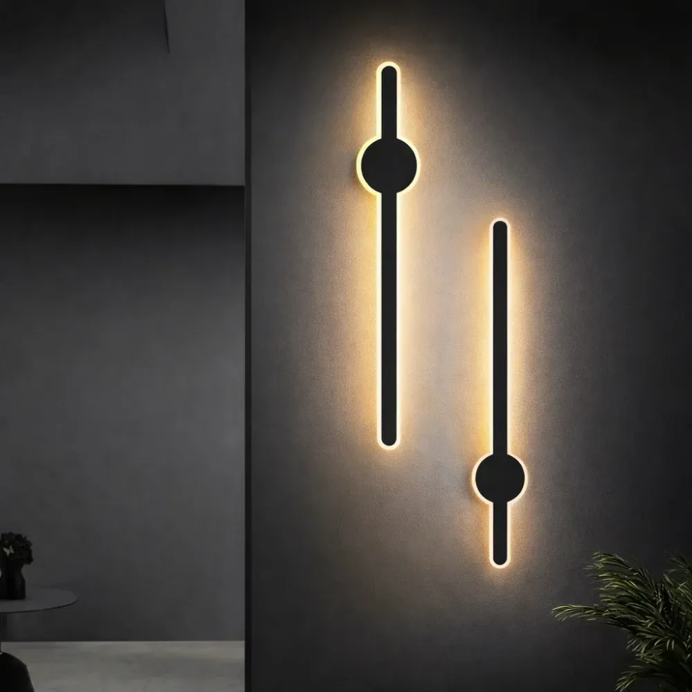 LumoFlex – Sladdfri Uppladdningsbar LED Vägglampa med Fjärrkontroll & Dimfunktion 40cm
