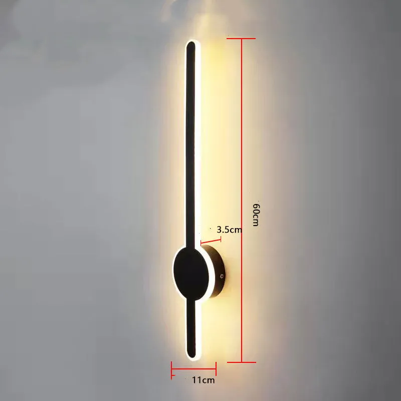 LumoFlex – Sladdfri Uppladdningsbar LED Vägglampa med Fjärrkontroll & Dimfunktion 40cm