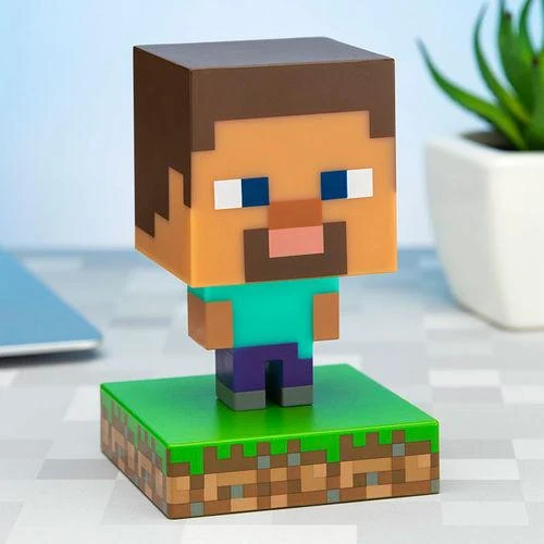 MINECRAFT - Steve - Ikonlampa 10 cm Compatible Philips Hue