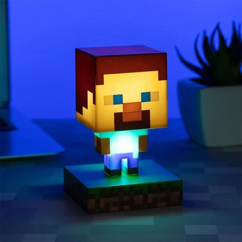 MINECRAFT - Steve - Ikonlampa 10 cm Compatible Philips Hue