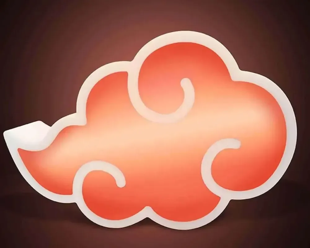 Naruto Shippuden Akatsuki Cloud - Skrivbordslampa