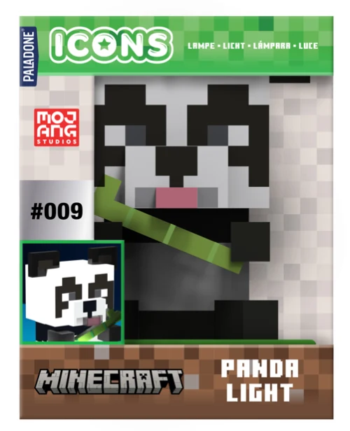 Smart Home MINECRAFT - Panda - Ikonlampa 10cm