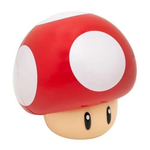 SUPER MARIO - Svamp - Bärbar Lampa med Ljud - Prova Mig