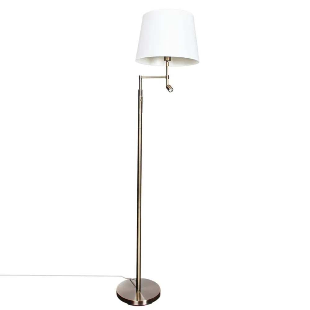 Utomhusklassad Orlando golvlampa antik/beige