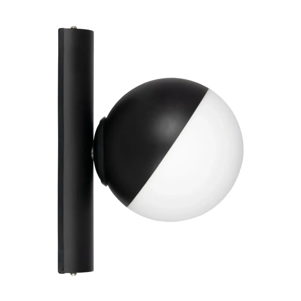 Vägglampa Contur 15 IP44 Svart/Vit