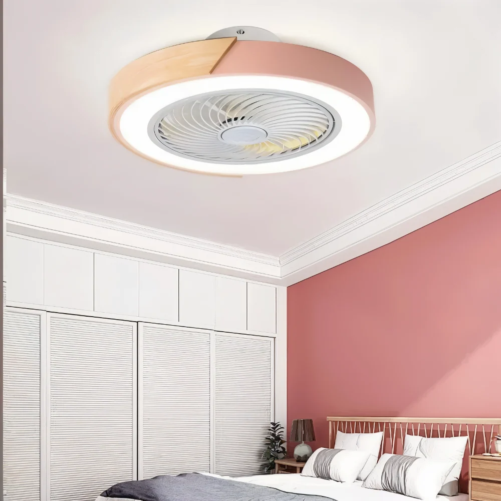 AeroLuma – Smart Takfläkt med LED-belysning och Ljudlös Drift Gra