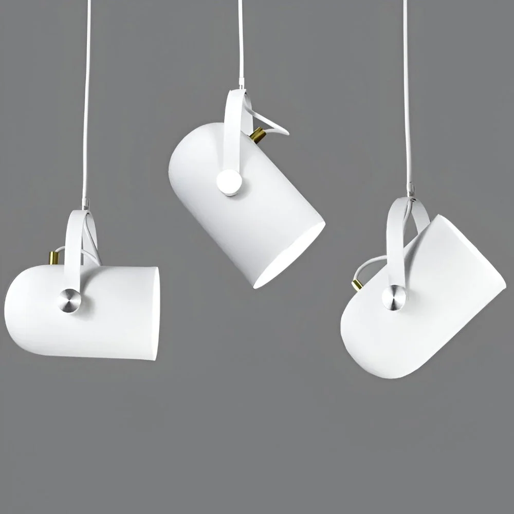Lunivé – Justerbar Nordisk Pendellampa i Aluminium Svart
