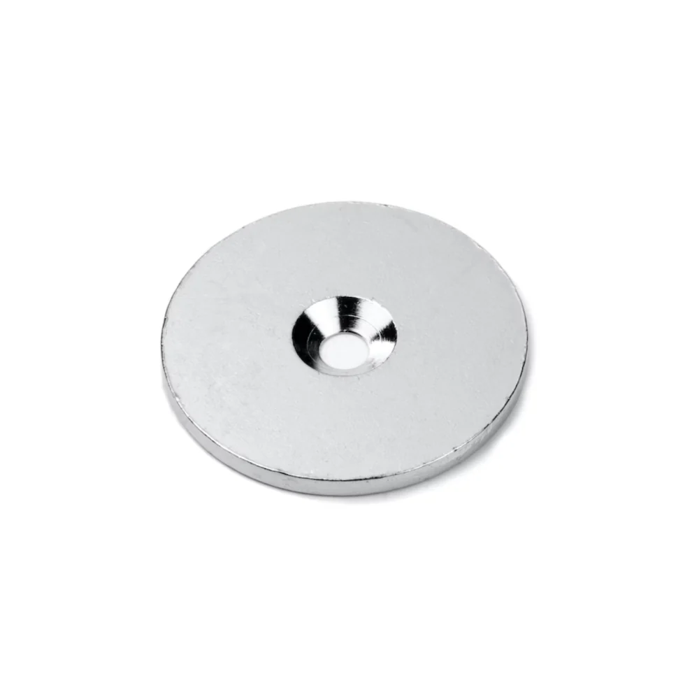 Countersunk metallplåt, rund Ø42 mm