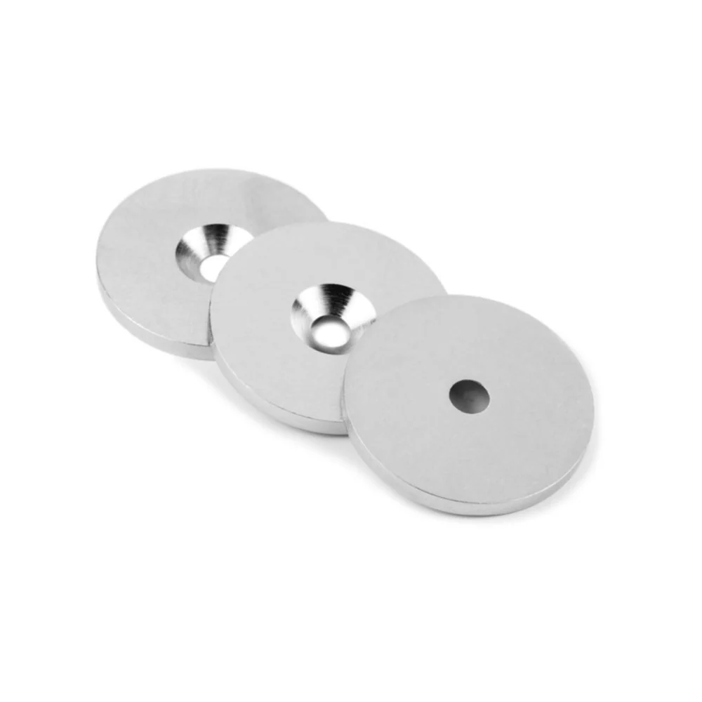 Countersunk metallplåt, rund Ø34 mm