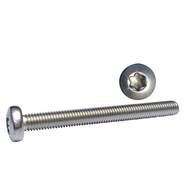 Maskinskruv kullrigt huvud Torx-spår 5x16 A4 ISO14583 10st.