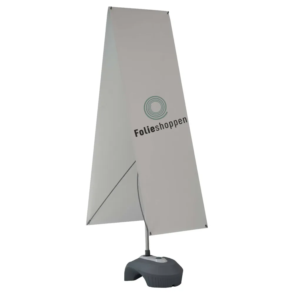 Dubbelsidig X-banner utomhus, 60x180cm