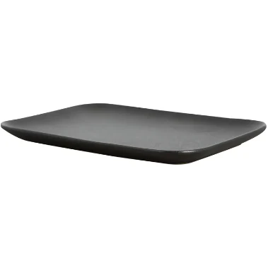 Byon Blackroot Rektangulär Tallrik 20x14 cm Träkol