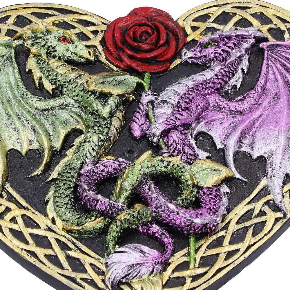 Dragon Love Heart Rökelsehållare